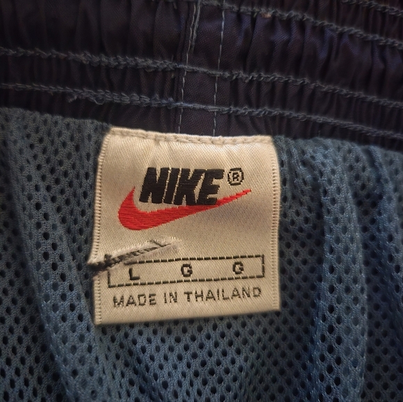 Vintage nike mens shorts navy‎ blue swim - Picture 4 of 4